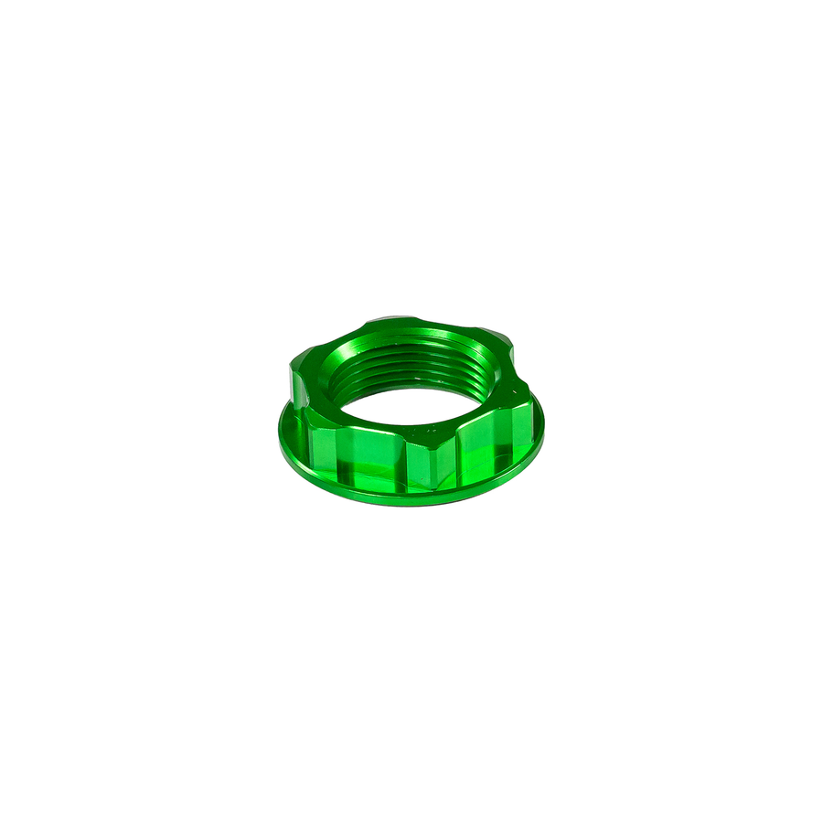 STEERING STEM NUT GREEN KAW/SUZ | FXSN 20100 99GN