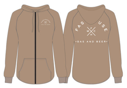 WMN THEORY HOODED TAUPE