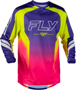 F-16 RAZE JERSEY PURPLE/PINK/YELLOW