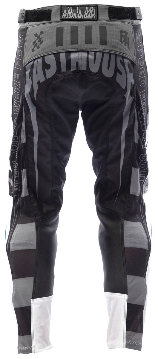 GRNDHOUS RIOT PANT WT/BK