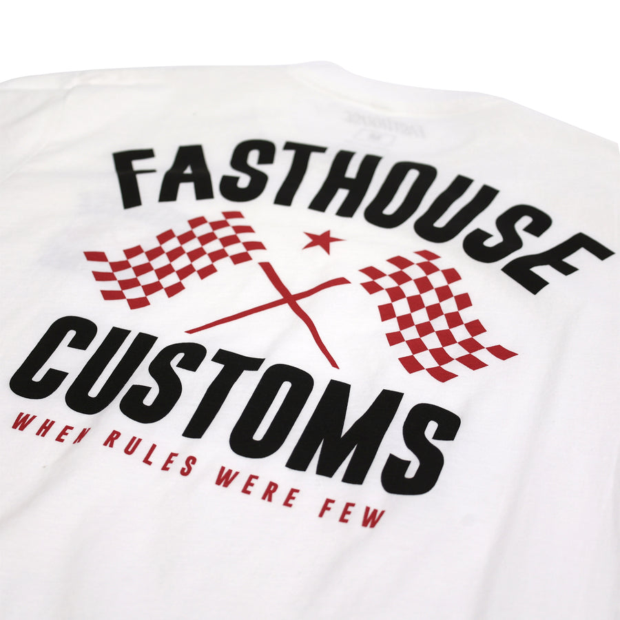 68 TRICK TEE WHITE RED