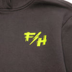 FRAY HOODPULLOVER BLACK