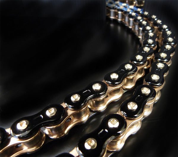 CHAIN MXR 3D 520-120L BLK/GLD