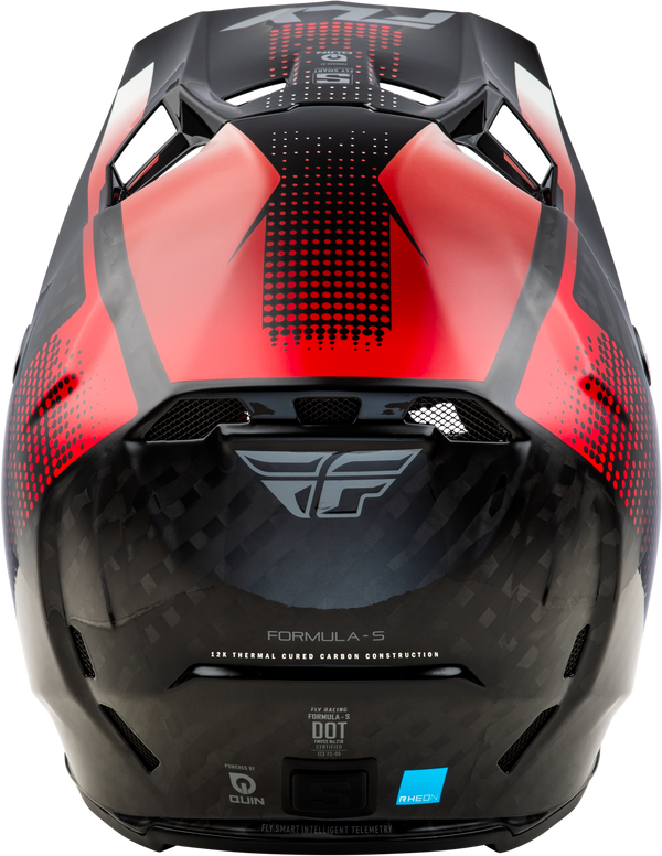 FORMULA S CARBON PROTOCOL HELMET BLACK CARBON/RED