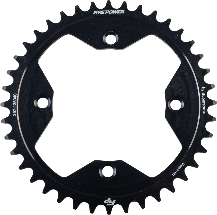 REAR SPROCKET STEEL 40T BLK