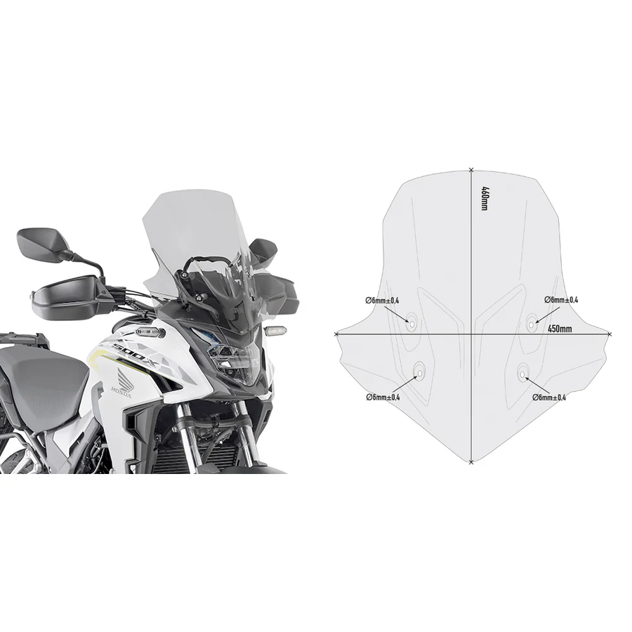 WINDSHIELD SPECIFIC SMOKE HON | D1171S