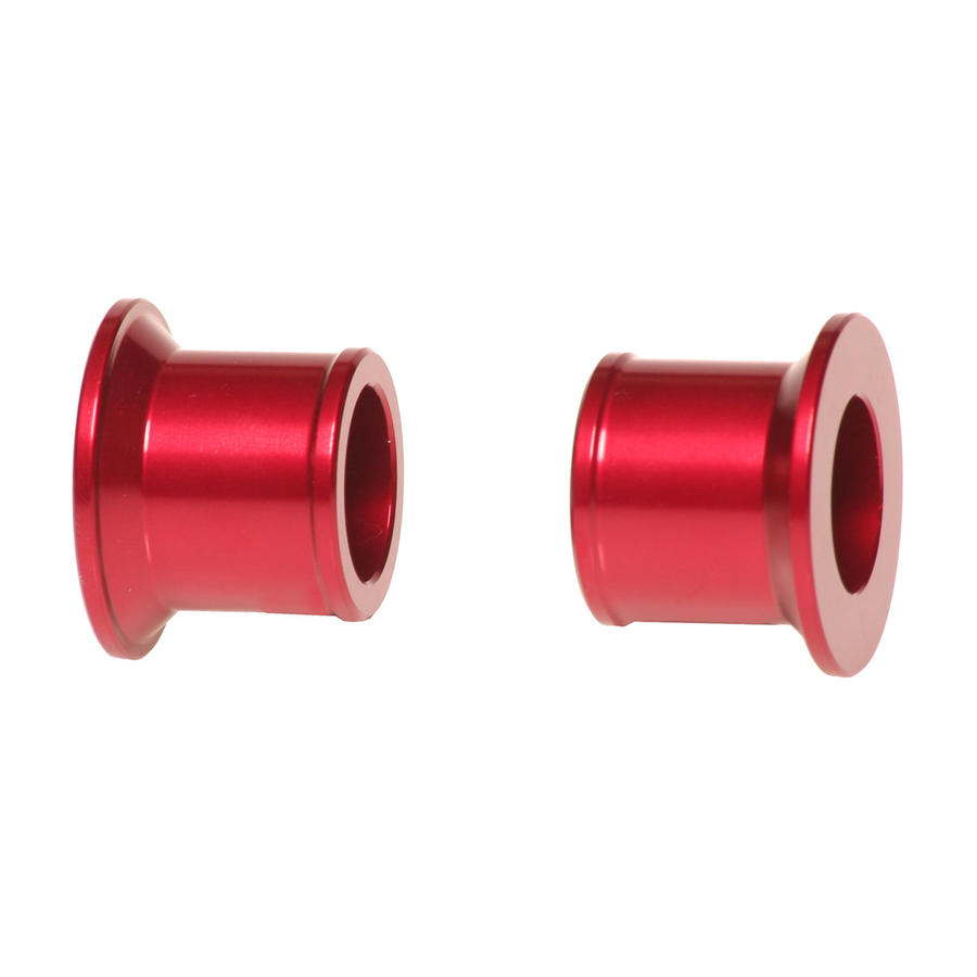 REAR WHEEL SPACERS RED HON