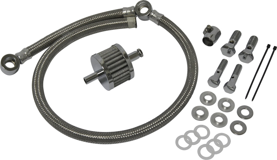 UNIVERSAL BREATHER HOSE KIT 93-16 CUSTOM APPS | 34-125