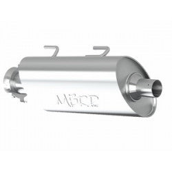 SINGLE SLIP-ON SYSTEM W/ OVAL SPORT MUFFLER CHROME | AT-9706SP