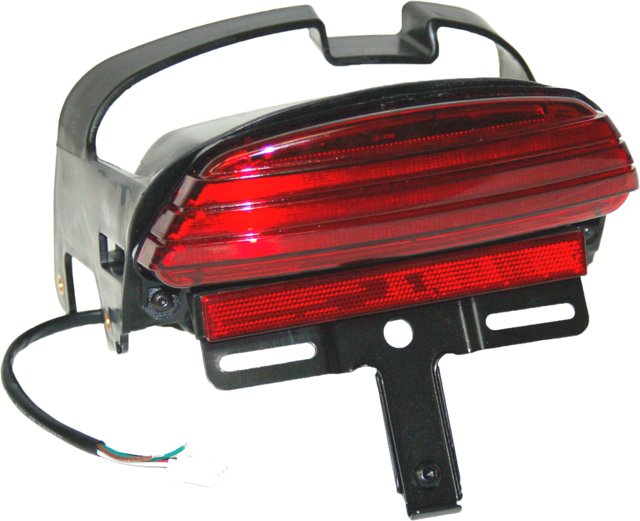 SOFTAIL LED TAILIGHT RED LENSE | LLC-STTL-RS