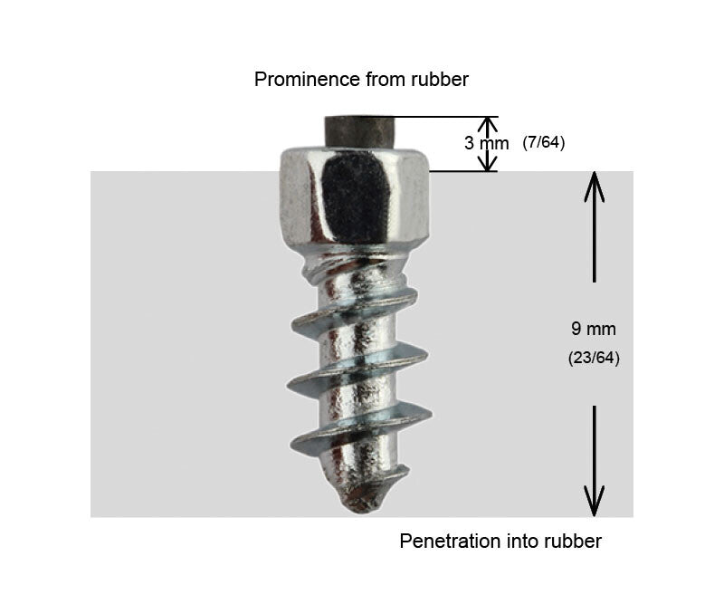 11MM STANDARD SCREW STUDS QTY 100 | ST-11100
