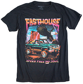WMN FREEDOM TEE BLACK