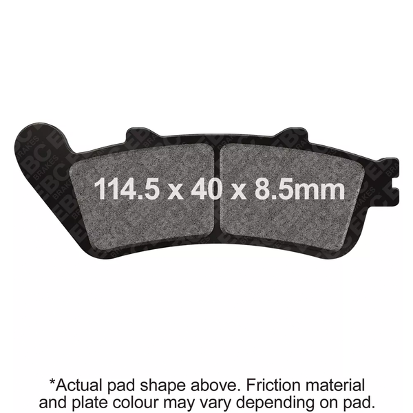 BRAKE PADS FA725HH DOUBLE-H SINTERED