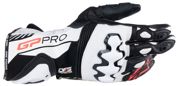 GP PRO RS4 GLV BLK/WHT