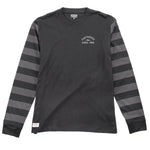 BLKOUT YARNDYE LS TEE BLK