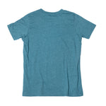 GRL WILD ONE SS HTHR TEAL