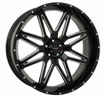 ST7 WHEEL 24X9 5+4 (0MM) 5/4.5 GLOSS BLACK MILLED | 24S3-7255