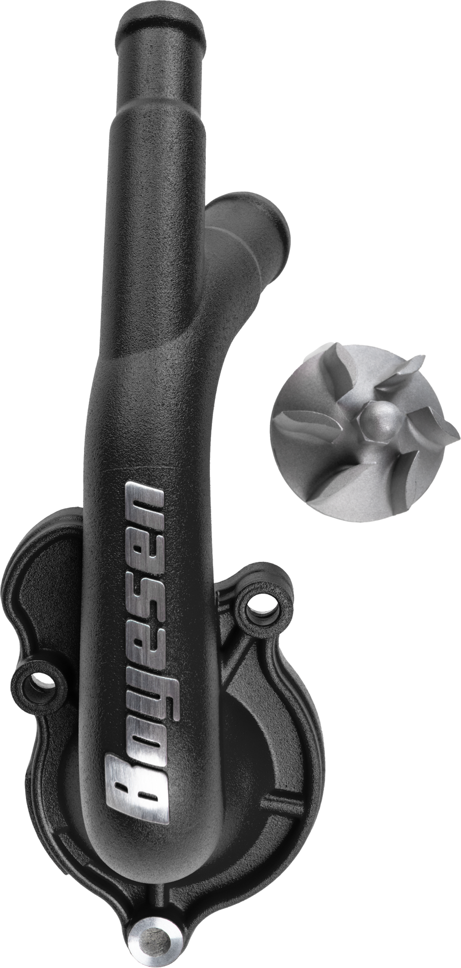 WATERPUMP COVER & IMPELLER KIT BLACK
