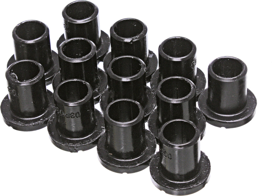 CONTROL ARM BUSHINGS REAR BLACK POL