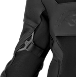 S1 D3O MESH LEATHER JACKET BLACK XS
