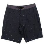 JASPER19 BOARDSHORT BK/WT