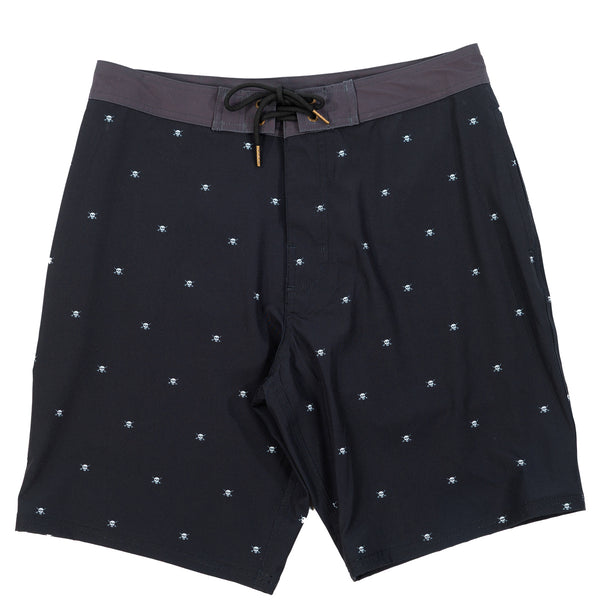 JASPER19 BOARDSHORT BK/WT