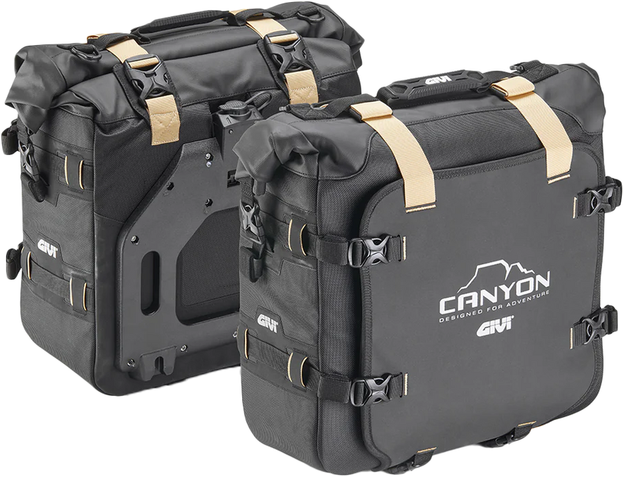 CANYON ADV SADDLEBAGS 25L EA BLACK | GRT720B