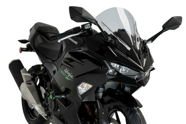 WINDSCREEN Z-RACING SMOKE KAW