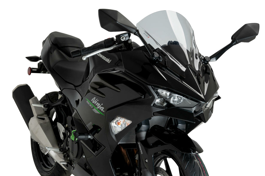 WINDSCREEN Z-RACING SMOKE KAW