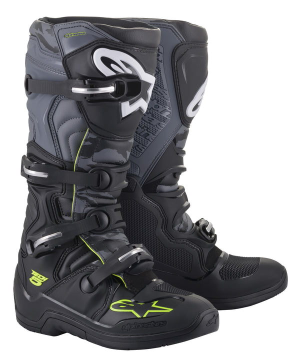 TECH 5 BOOTS BLK/COOL GREY/YLW FLUO SZ 07 | 2015015-1055-7