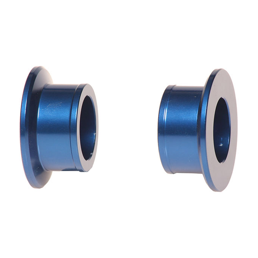 REAR WHEEL SPACERS BLUE YAM