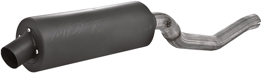 SINGLE SLIP-ON SYSTEM W/ 4.25" SPORT MUFFLER BLK | AT-6402SP