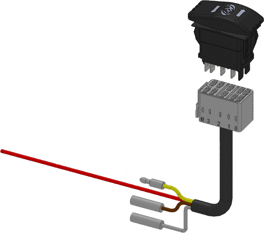 V-PLOW DASH CONTROL ROCKER | ACT-BLDRS-K