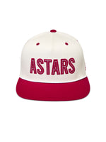 STADIUM SNAPBACK HAT OFF WHITE/RED