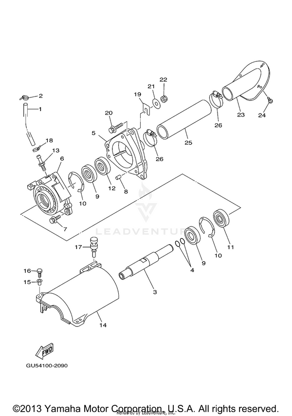 WASHER, PLATE(GJ3) | 90201-099U1-00