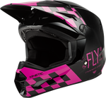 KINETIC LITE RIVAL HELMET GLOSS BLACK/PINK