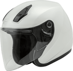 OF-17 OPEN-FACE HELMET PEARL WHITE MD