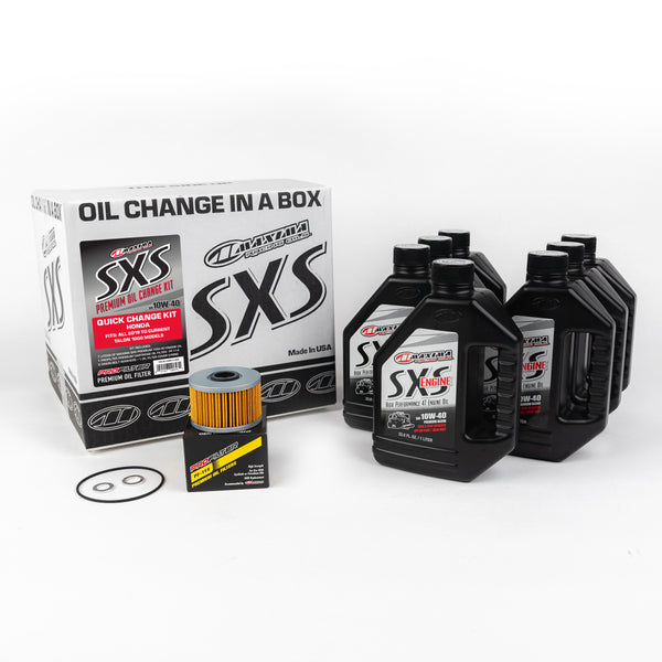 SXS OIL QUICK CHANGE KIT 10W40 W/ OIL FILTER HON TALON | 90-049013-HON