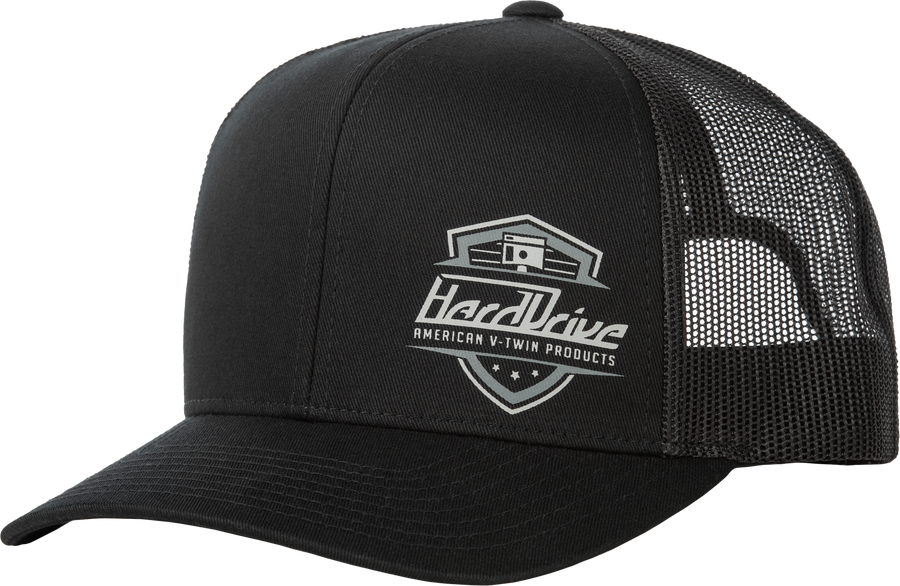 HARDDRIVE SHIELD HAT BLACK OS | 800-0211