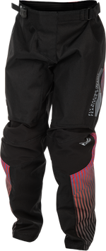 YOUTH F-16 PANTS BLACK/RED/PURPLE SZ 18