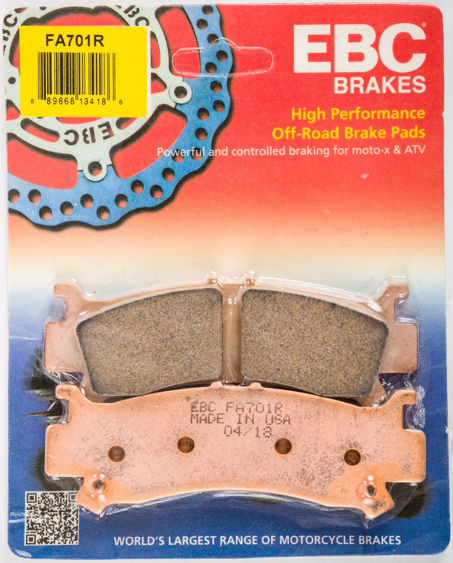 BRAKE PADS FA701R SINTERED R SERIES