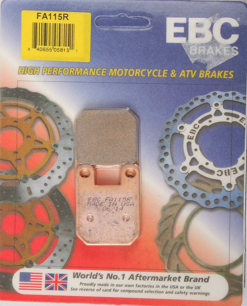 BRAKE PADS FA115R SINTERED R SERIES