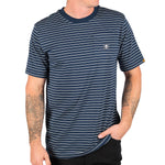RUFUS STRIPE TEE NVY/WHT
