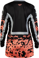 WOMEN'S LITE FLAKE JERSEY BLACK/LIGHT GREY/CORAL