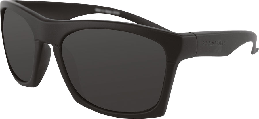 CAPONE SUNGLASS MATTE BLACK W/ANTI-FOG SMOKED LENS | ECAP001