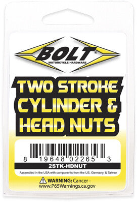 2 STROKE CYLINDER & HEAD NUTS UNIVERSAL-ALL 2 STROKE MOTORS | 2STK-HDNUT