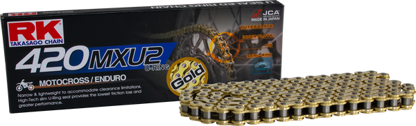 GB420MXU2 DRIVE CHAIN GOLD 420 X 120
