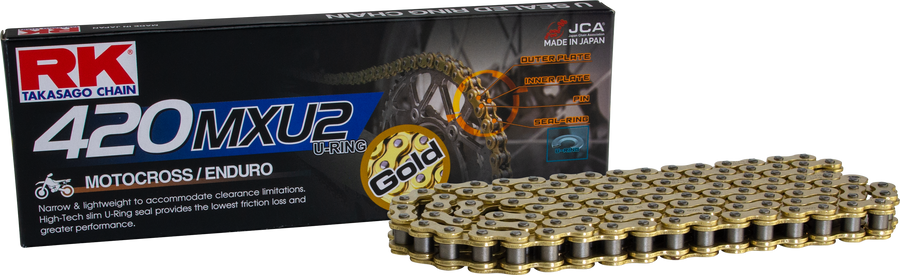 GB420MXU2 DRIVE CHAIN GOLD 420 X 120