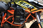 TRAILS END CRASHBAR/TAIL BAG 7L BLACK | RG-2005