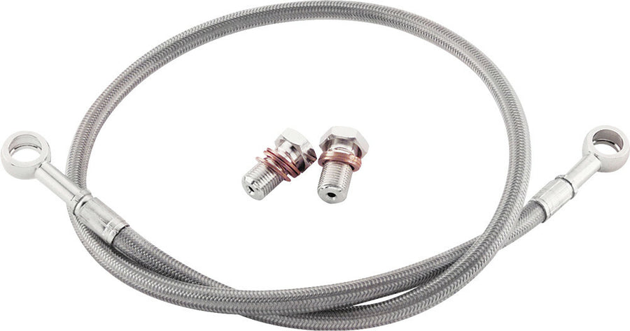 BRAKE LINE REAR SILVER SUZ